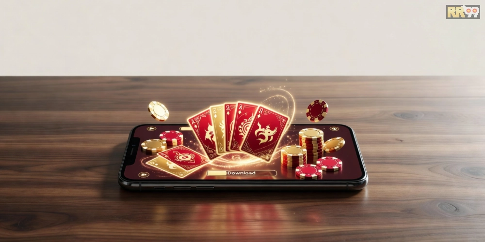 Khái niệm tải game bài 69vn được minh họa qua giao diện ứng dụng hiện đại và các trò chơi phổ biến